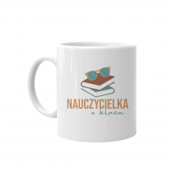 Nauczycielka z klasą - kubek z nadrukiem