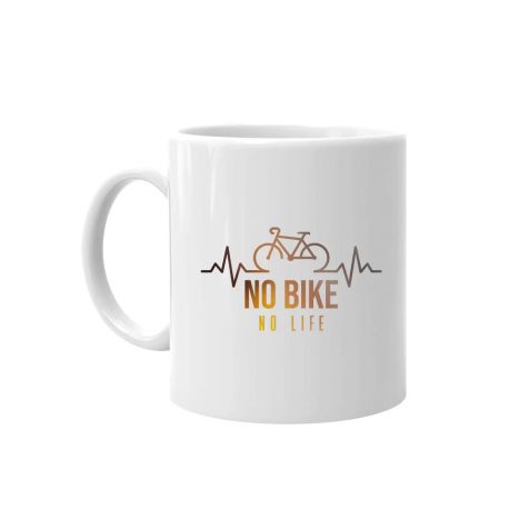 No bike, no life - kubek z nadrukiem