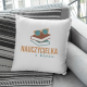 Nauczycielka z klasą - poduszka z nadrukiem