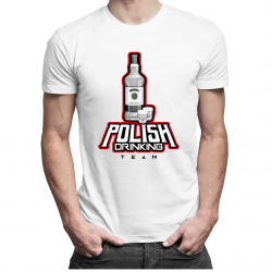 Polish Drinking Team - męska koszulka z nadrukiem