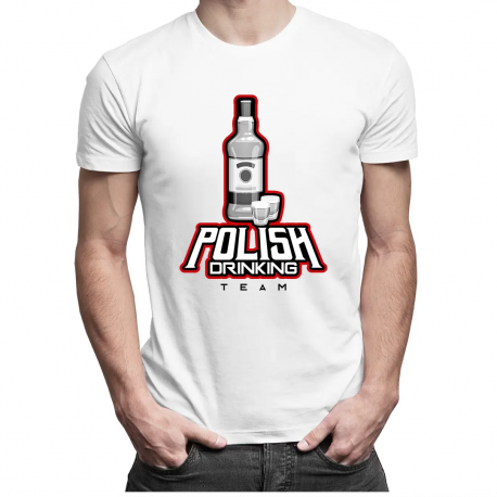 Polish Drinking Team - męska koszulka z nadrukiem