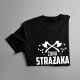 Żona strażaka - damska koszulka z nadrukiem