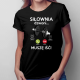 Siłownia dzwoni, muszę iść - damska koszulka z nadrukiem