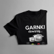Garnki dzwonią, muszę iść - męska koszulka z nadrukiem