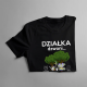 Działka dzwoni, muszę iść - męska koszulka z nadrukiem