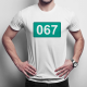 067 - męska koszulka z nadrukiem