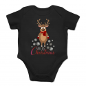 Merry Christmas -  bałwanek - body dziecięce z nadrukiem