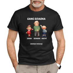 Gang dziadka - męska koszulka z nadrukiem