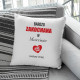 Bardzo zakochana w...  - poduszka z nadrukiem