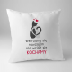 Wkurzamy się nawzajem, ale wciąż się kochamy - poduszka z nadrukiem