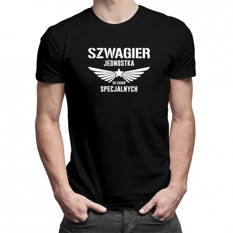 Szwagier - jednostka do zadań specjalnych - męska koszulka z nadrukiem