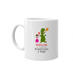 Z zawodu księżniczka z bajki - kubek z nadrukiem