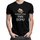 Perfekcyjny pan domu - męska koszulka z nadrukiem