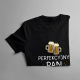 Perfekcyjny pan domu - męska koszulka z nadrukiem