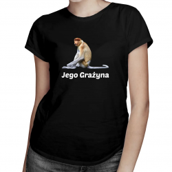 Jego Grażyna - damska koszulka z nadrukiem