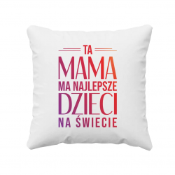 Moja teściowa to fajna babeczka - poduszka z nadrukiem