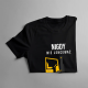 Nigdy nie lekceważ magazyniera - męska koszulka z nadrukiem