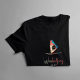 Windsurfing is my break from reality - męska koszulka z nadrukiem
