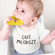 Ciut młodszy - body dziecięce z nadrukiem