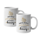 Produkt personalizowany - Komplet dla pary - Wymarzona żona Wyśniony mąż - kubki z nadrukiem