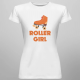 Roller girl - damska koszulka z nadrukiem
